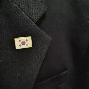 금속 태극기 뱃지 패션 뱃지 대한민국 기념품 포인트 옷장식-WFOEI1...