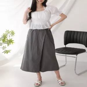 [하젤]쏘울 쿨맥스 스판 카고 밴딩 랩치마바지_M4804