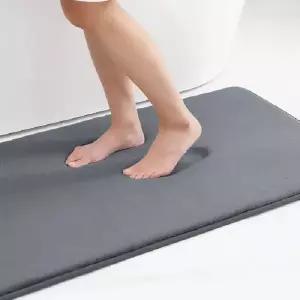메모리폼 물흡수 푹신 발매트 화이트L