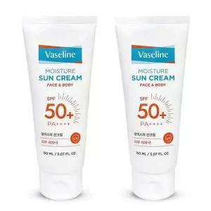 PA++++ SPF50+ 선크림 썬케어 모이스처 2개 바디 바세린 페이스 앤 150ml