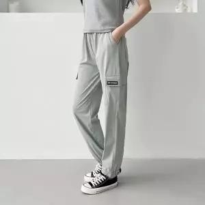 조거 루즈핏 일자 배기팬츠 허리밴딩 세미 신상 배기