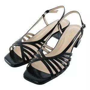 [에스콰이아][에스콰이아] 여성 스트랩 샌들 4CM(EQFMSD946BK) (P003814582)