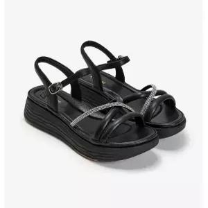 [에스콰이아][에스콰이아] 여성 스트랩 샌들 4CM(EQFMSD956BK) (P003814592)