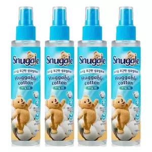 [NS홈쇼핑][스너글] 섬유탈취제 휴대용 150ml 4개 드레스퍼퓸 섬유향수 (블루밍 부케/스파클링 시트..