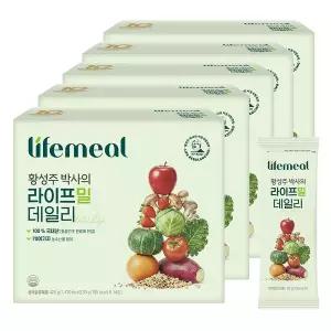 [하프클럽/그리심]이롬 황성주 1일1생식 라이프밀 데일리 14포 5박스-아침 식사 대용 간편식 영양식