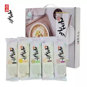 명품 구포국수 선물세트 5P 오색국수 소면 명절선물