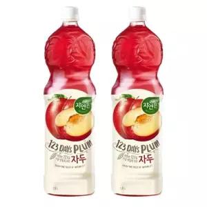 웅진 자연은 자두 1.5L x 2페트 과일주스