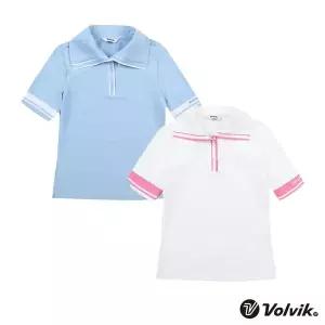 [볼빅] 골프 여성 JQD 윙에리 반팔 티셔츠 VLTSO312_US