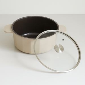 STOLTZ 슈톨츠 초코 쿡웨어 IH 양수냄비 24cm 알루미늄 통주물 인덕션냄비