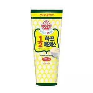 오뚜기LIGHTJOY 1/2하프마요네스 315G 저당 저칼로리 소스