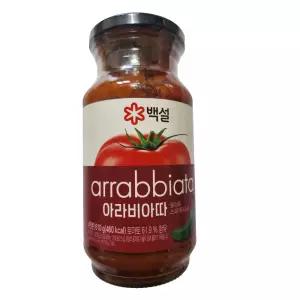 CJ 백설 아라비아따 스파게티 소스 610g x2개
