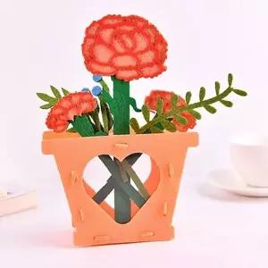 [하프클럽/]펠트화분DIY(소모품 엣지화분 카네이션)열개