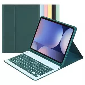 갤럭시 탭 블루투스 무선 키보드 케이스 S10 S9 S8 S7 A9 A8 A7