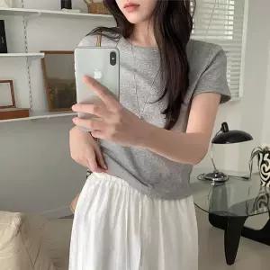 [코코블랑] 미네뜨 라운드 반팔 티셔츠