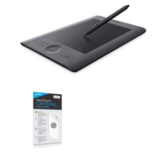 BOXWAVE WACOM INTUOS PRO 소형 PTH 호환되는 CLEARTOUCH 451과 액정보호필름 HD 스킨 필름 2팩 크리스탈 보호 긁힘으로부터