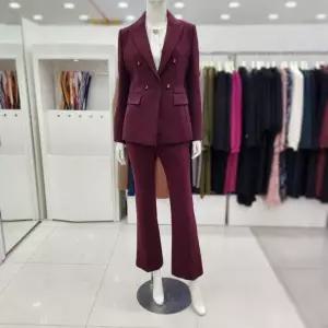 조이너스 여성 정장 한벌 23신상 바지 저지 스판 더블 간절WWJWWP900US 1295237