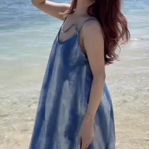 여름 바캉스 비치룩 끈나시 원피스 롱원피스 데일리