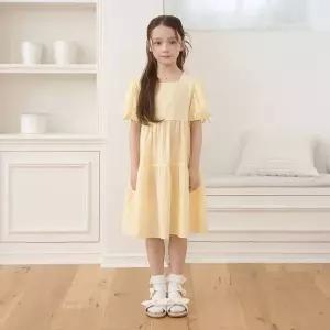 백화점 로엠걸즈 시어서커 원피스 RGOW2644P