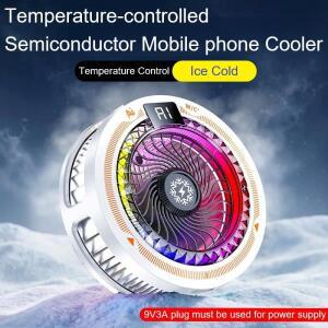 이동식 냉풍기TH25 Pro 반도체 휴대폰 쿨러 9V 아이스 빠른 AI 제어 마그네틱 클립 in 1 RGB 저소음