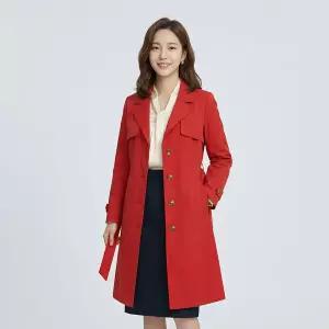 [조이너스]누빔 미디 트렌치 코트-JS23HC9002309D