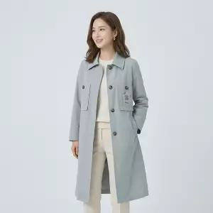 [조이너스]포켓 자수 카라 코트-JU24HC1102409D