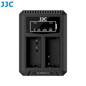 JJC DMW-BLC12 BP-51  루믹스 G85 시그마 라이카 배터리용 듀얼 USB 충전기