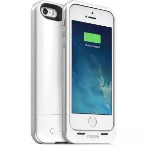 배터리 케이스 맥세이프 대용량 일체형 아이폰 5/5s/5se용 모피 주스 팩 에어 1 700mAh - 흰색