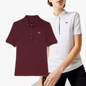 [LACOSTE] 라코스테 여성 골프 기능성 반팔 슬림핏 폴로 카라티 (PF5179)