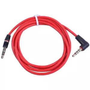 수-수 4 극 자동차 AUX 오디오 코드 케이블 레코드 헤드폰, 레드, 3.5mm, 1/8