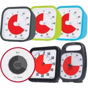 타임 머 MOD 60분 그레이 스터디 TIMER 뉴3인치 9 5cm 블랙