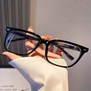 대형 안경테 162mm 특대형 블랙 프레임 오버사이즈 빅사이즈 안경 큰 얼굴형 블루라이트