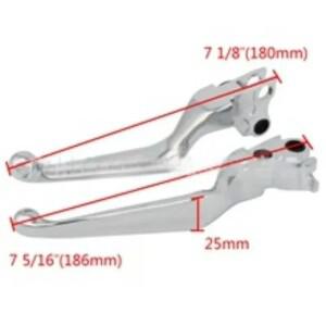 XL 883 1200 Softail Fat Boy Dyna Low Rider 바이크 오토바이 크롬 블랙 브레이크 클러치 레버 투어링 로