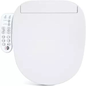Aquonderful Bidet 변기 시트 느린 닫힘이 있는 전기 스마트 온열 온수 건조기 소용돌이 세척기 후면 및