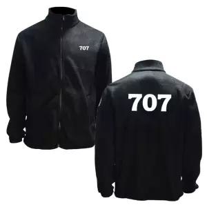 니트조끼 베스트 겨울 후리스 집업 기모 블랙 707