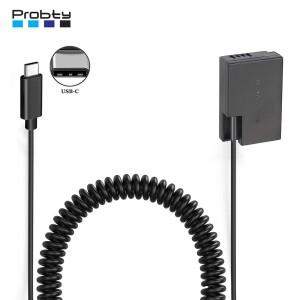 USB-C 케이블 LP-E17 ACK-E18 캐논호환 EOS 750D Kiss X8i T6i 77D 800D 반란군 SL2 용 더미 배터리