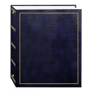 Pioneer Photo Albums 마그네틱 셀프 스틱 3링 포토 앨범 네이비 블루 100페이지 50장