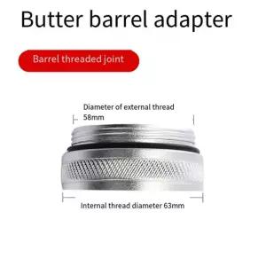 어댑터 그리스 건 링 액세서리 슬리브 감속기 유튜브 투명 64 mm 직경 60 AS