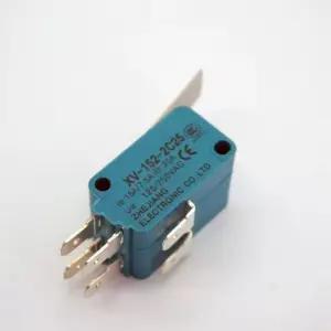 5pcs XV522C25 SPDT NO+NC 기본 마이크로 스위치 스트레이트 레버형 볼트 단자
