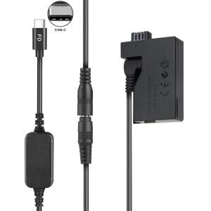 5V USB-C ACK-E5 드라이브 케이블 전원 어댑터 LP-E5 더미 배터리 DR-E5 canon호환 EOS 450D 1000D XS T1i