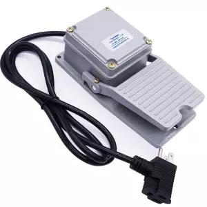 트위덱/헤비 듀티 풋 스위치 SPDT NO NC AC 380V 5A 전동 페달 순간 케이블 피기백 플러그 포함 LT3XCT
