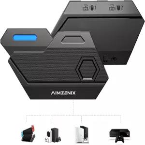 스위치 2 NS Xbox 시리즈 X/S One PS4 플러그 앤 플레이 게임 변환기용 AIMZENIX 키보드 및 마우스 어댑터