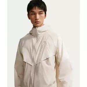 나이키 NIKE 윈드러너 언라인드 풀집 UV 재킷 M - 라이트 오어우드 브라운:크림 II:화이트 IO9628-104 1592