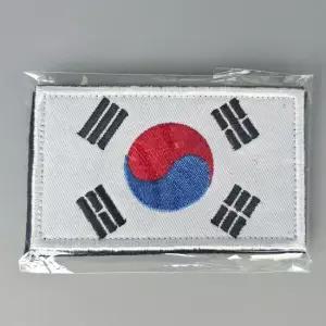 대한민국 태극기 와펜 패치 찍찍이 의류 가방 모자 와펜 자수패치 패치 와펜패치 완장