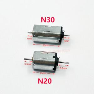 마이크로 N30 듀얼 샤프트 전동 DC 6V-12V 고속 이중 축 엔진 DIY 장난감 자동차 레일 기차 모델