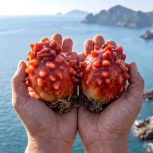 [푸른들] [당일손질/무배] 통영 제철 활멍게/깐멍게