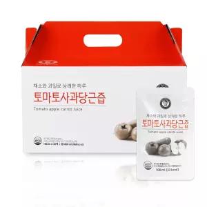 [1박스]토마토 사과 당근즙 30팩 (100ml x 30팩 x 1박스)