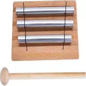 말렛과 함께하는 Chiorgone 3Tone 에너지 차임 마음챙김 사운드 힐링 요가 및 젠 데코를 위한 명상 사무실