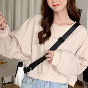 [하프클럽/]데일리 여성 루즈핏 맨투맨 오버핏 여성 크롭 맨투맨 라운드 가