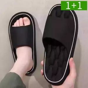 [아트박스]/오엠티 1+1 쿠션 푹신한 실내 슬리퍼 남성 여성 실내화