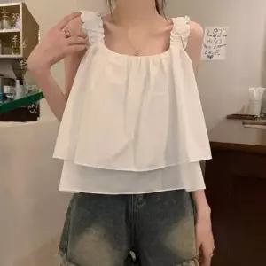 프릴 나시 블라우스 LM0430 o생산재개o 여성 무지티 티숙 티 나시 볼레로 민소매 실버온 망고 반